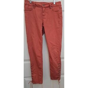 d. jeans Size 4 Women's Pants Reddish Orange/Coral